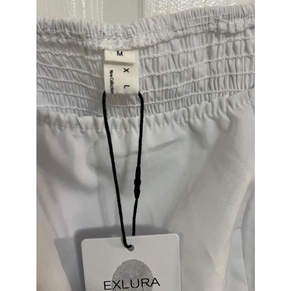 Women's Exlura Casual Mini Dress - White - M NWT boho style - Picture 5 of 8